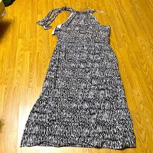 INC black/White maxi dress size 3x tank top style maxi dress
